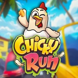 Chicky Run online game logo by PG Soft on dynabett.com