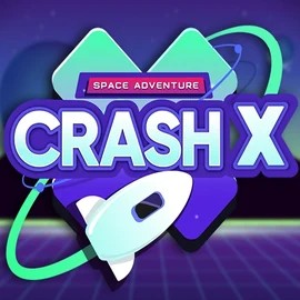 Crash X logo by Turbo Games at DynaBet Casino